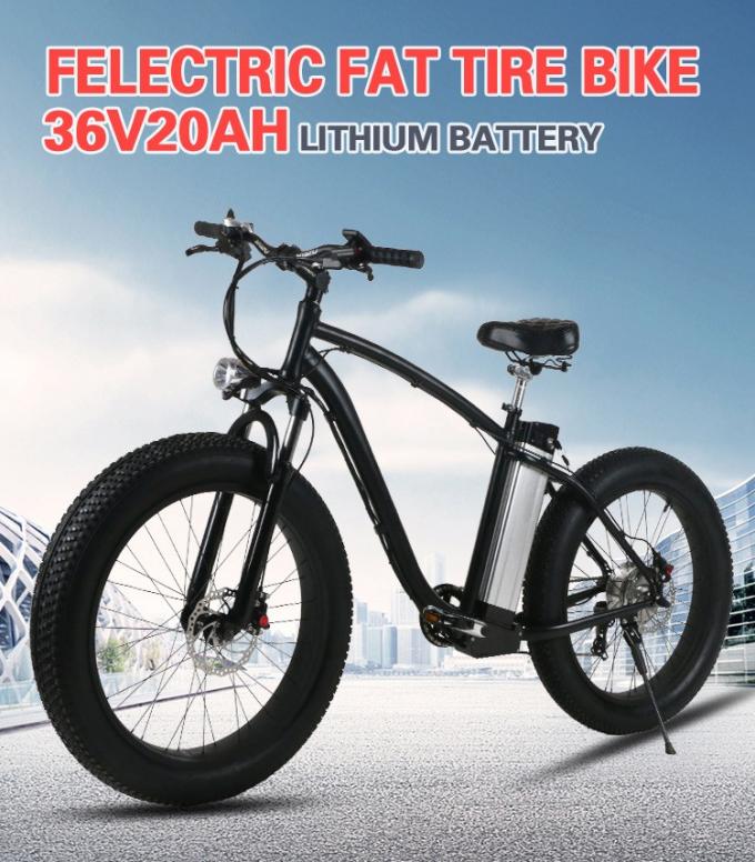 26 Elektryczny rower górski Fat Tire 65KM / H Maksymalna