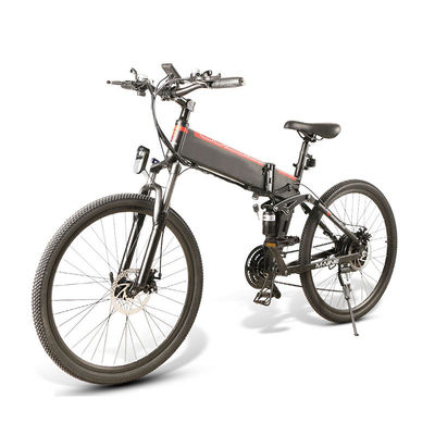 Elektryczny składany rower górski o mocy 350 W z baterią 48V10Ah
