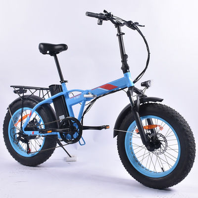 Elektryczny rower składany z wielowzorową oponą 20 z baterią litową 8AH