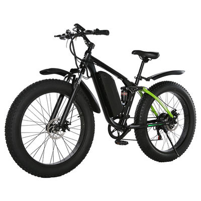 Elektryczny rower górski 20MPH Fat Tire 7-biegowy z hamulcem tarczowym