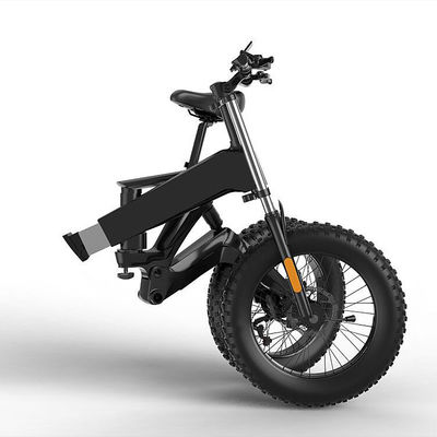 Elektryczny rower składany 48 V z grubymi oponami, rower elektryczny z grubymi oponami górskimi 1000 w