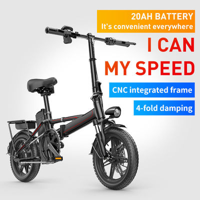 48T Alu Lekki elektryczny rower składany Składany 125 kg Maksymalne obciążenie