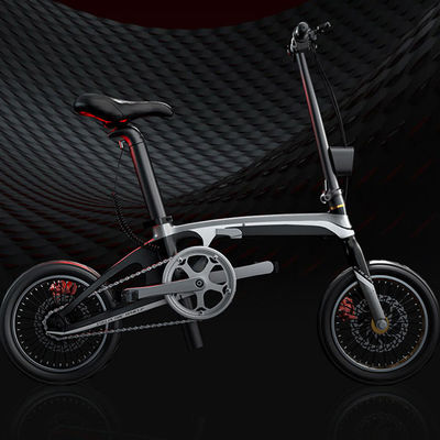 14 Lekki elektryczny rower składany, składany rower elektryczny 220 V z włókna węglowego