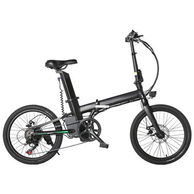 Lekki rower składany elektryczny 36 V, składane rowery elektryczne 0,25 kW dla dorosłych