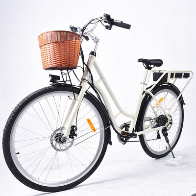 Lekki damski rower elektryczny o mocy 0,5 kW, damski rower elektryczny ODM Step Through