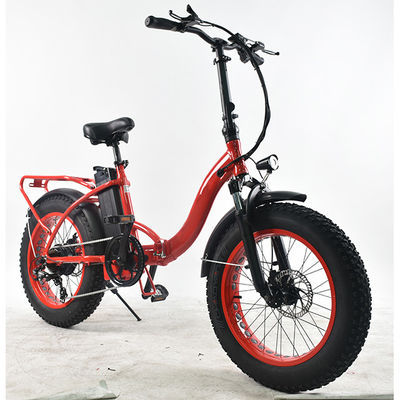 Elektryczny rower składany 30KG Fat Tire z baterią litową 8A Shimano Geared