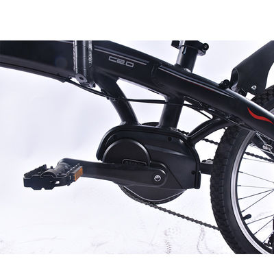 20-calowy ultralekki elektryczny rower składany 0,25 kW z silnikiem Bafang Mid Drive