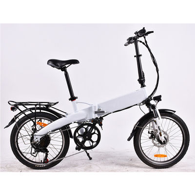 Lekki składany rower elektryczny PU, 20-calowy elektryczny składany rower 500 Watt
