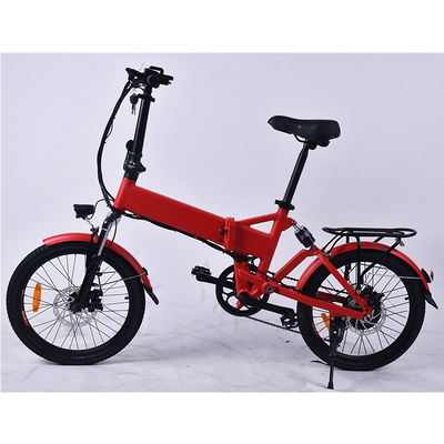 7-biegowy lekki elektryczny rower składany 20 cali z silnikiem 0,35 kW
