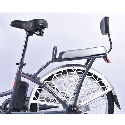 Rower elektryczny w stylu vintage ze stalową ramą, lekki rower wspomagania pedałów o przekątnej 22 cali