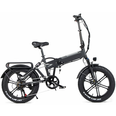 Składany rower elektryczny z grubymi oponami 750 W, 30 kmh Składany system E Bike 5grade