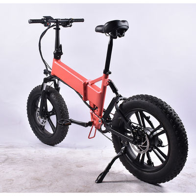 330LBS obsługuje składanie roweru elektrycznego Fat Tire z baterią litową 10 Ah