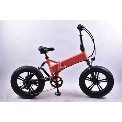 330LBS obsługuje składanie roweru elektrycznego Fat Tire z baterią litową 10 Ah
