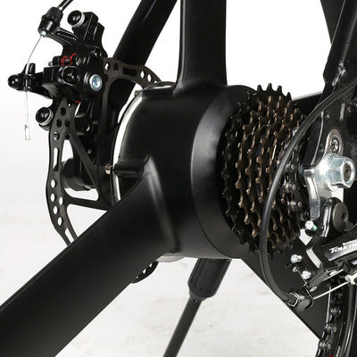 Elektryczny rower składany 25KM / H Fat Tire z 7-biegową przerzutką
