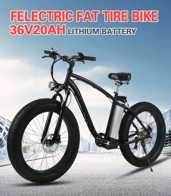 Rower elektryczny 26 cali Mountain Beach Ebike Rower elektryczny Fat Tire dla dorosłych